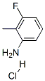 3-FLUORO-2-METHYLANILINE HYDROCHLORIDE Struktur