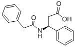 (S)-N-PHENYLACETYL-BETA-PHENYLALANINE Struktur