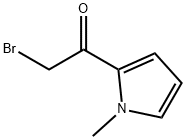 Ethanone, 2-bromo-1-(1-methyl-1H-pyrrol-2-yl)- (9CI) Struktur