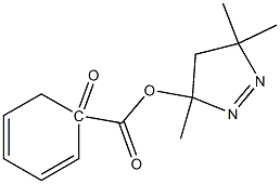 (3,5,5-trimethyl-1-oxido-4H-pyrazol-3-yl) benzoate Struktur