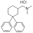 Dimethylaminomethyl-3,3-diphenylcyclohexane hydrochloride Struktur