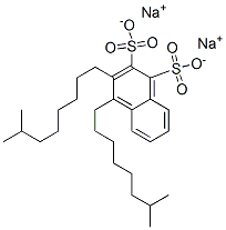 disodium diisononylnaphthalenedisulphonate Struktur