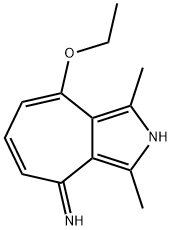 Cyclohepta[c]pyrrol-4(2H)-imine, 8-ethoxy-1,3-dimethyl- (9CI) Struktur