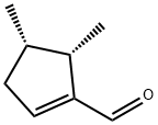 1-Cyclopentene-1-carboxaldehyde, 4,5-dimethyl-, cis- (8CI) Struktur