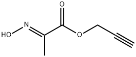 Propanoic acid, 2-(hydroxyimino)-, 2-propynyl ester, (2E)- (9CI) Struktur