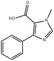 1-METHYL-4-PHENYL-1H-IMIDAZOLE-5-CARBOXYLIC ACID Struktur