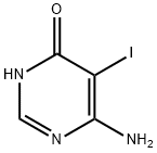 4-AMINO-5-IODO-6-HYDROXYPYRIMIDINE Struktur