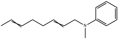 N-Methyl-N-(2,6-octadienyl)aniline Struktur