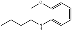 N-Butyl-N-(2-methoxyphenyl)amine Struktur