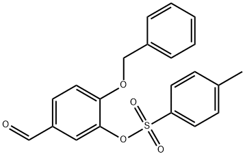 4-(Benzyloxy)-3-hydroxybenzaldehyde p-Toluenesulfonate Struktur