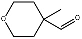 4-Methyltetrahydro-2H-pyran-4-carbaldehyde Struktur