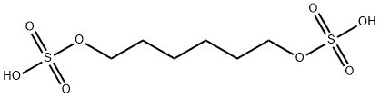 Bissulfuric acid 1,6-hexanediyl ester Struktur