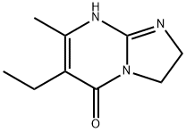 3-ethyl-4-methyl-1,5,7-triazabicyclo[4.3.0]nona-3,6-dien-2-one Struktur