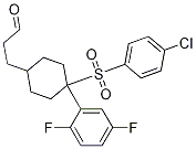 3-((1s,4r)-4-(4-chlorophenylsulfonyl)-4-(2,5-difluorophenyl)cyclohexyl)propanal