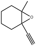 7-Oxabicyclo[4.1.0]heptane, 1-ethynyl-6-methyl- (9CI) Struktur