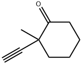 Cyclohexanone, 2-ethynyl-2-methyl- (9CI) Struktur