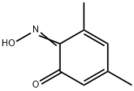 3,5-Cyclohexadiene-1,2-dione,  3,5-dimethyl-,  2-oxime Struktur