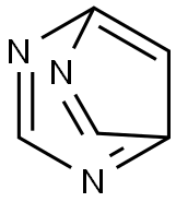 2,4,6-Triazabicyclo[3.2.1]octa-1,3,5(8),6-tetraene (8CI) Struktur