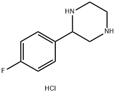 2-(4-FLUOROPHENYL)PIPERAZINE 2HCL Structure