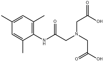 N-(2,4,6-TRIMETHYLPHENYLCARBAMOYLMETHYL)IMINO-DIACETIC ACID, 98 Struktur