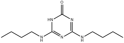 4,6-Bis(butylamino)-s-triazin-2-ol Struktur