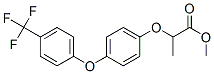 methyl 2-[4-[4-(trifluoromethyl)phenoxy]phenoxy]propanoate Struktur