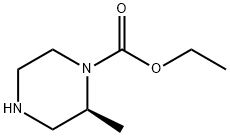 1-Piperazinecarboxylicacid,2-methyl-,ethylester,(2S)-(9CI) Struktur