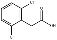 2,6-Dichlorophenylacetic acid Struktur