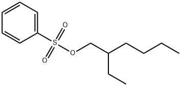 Benzenesulfonic acid, 2-ethylhexyl ester Struktur