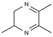 2,3-dihydro-2,5,6-trimethylpyrazine Struktur