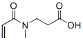 beta-Alanine, N-methyl-N-(1-oxo-2-propenyl)- (9CI) Struktur