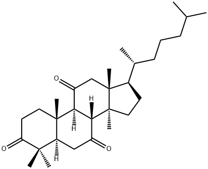 Lanostane-3,7,11-trione Struktur