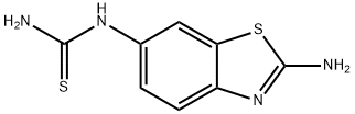 Thiourea, (2-amino-6-benzothiazolyl)- (9CI) Struktur