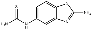 Thiourea, (2-amino-5-benzothiazolyl)- (9CI) Struktur