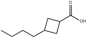 3-Butylcyclobutanecarboxylic acid Struktur