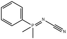 Dimethylphenylphosphoranylidenecyanamide Struktur