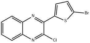 2-(5-BROMO-2-THIENYL)-3-CHLOROQUINOXALINE Struktur