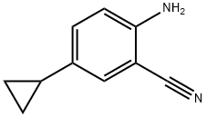 Benzonitrile,  2-amino-5-cyclopropyl- Struktur