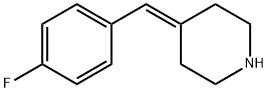 4-[(4-Fluorophenyl)methylene]piperidine Struktur