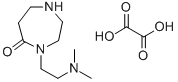 4-[2-(DIMETHYLAMINO)ETHYL]-1,4-DIAZEPAN-5-ONE Struktur