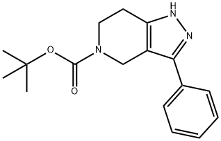 TERT-BUTYL 3-PHENYL-6,7-DIHYDRO-1H-PYRAZOLO[4,3-C]PYRIDINE-5(4H)-CARBOXYLATE