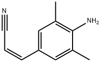 (Z)-3-(4-AMino-3,5-diMethylphenyl)acrylonitrile Struktur