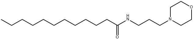 N-(3-morpholinopropyl)dodecanamide Struktur