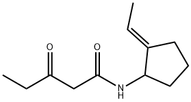 Pentanamide, N-[(2E)-2-ethylidenecyclopentyl]-3-oxo- (9CI) Struktur