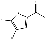 Ethanone, 1-(4-fluoro-5-methyl-2-thienyl)- (9CI) Struktur