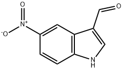 5-Nitro-1H-indole-3-carbaldehyde Struktur