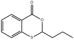 2-Propyl-4H-3,1-benzoxathiin-4-one Struktur