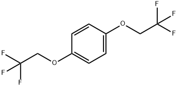 1,4-Di(2,2,2-trifluoroethoxy)benzene Struktur