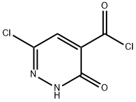 4-Pyridazinecarbonylchloride,6-chloro-2,3-dihydro-3-oxo-(9CI) Struktur