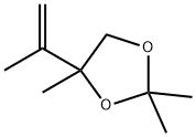 1,3-Dioxolane,  2,2,4-trimethyl-4-(1-methylethenyl)- Struktur